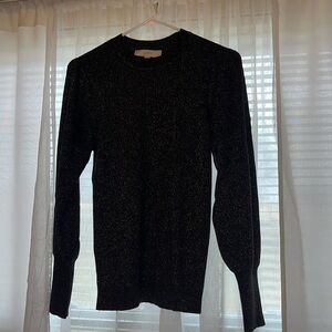Laughed golden black sweater